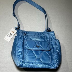 NWT Lug Toss Convertible Crossbody Bag in Coastal Blue, Pockets Galore